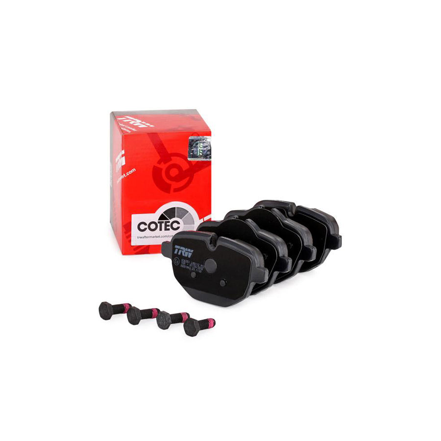 TRW Cotec Gdb1840 Brake Pad Set Prepared For Wear Indicator With Brake Caliper Screws With Accessories
