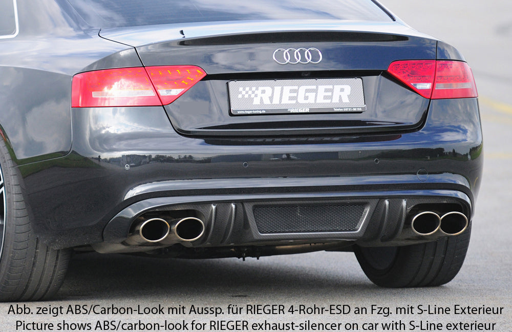 Rieger 00055445 Audi B8 B81 A5 Rear Diffuser