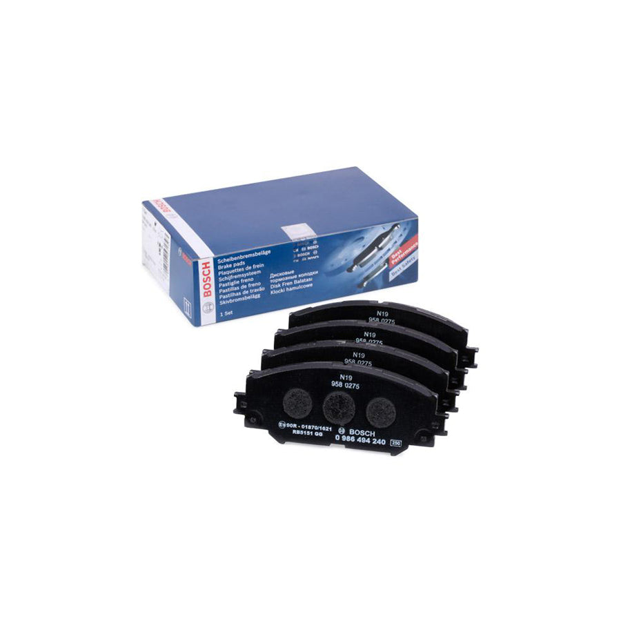 Bosch 0986494240 Brake Pad Set BP1303