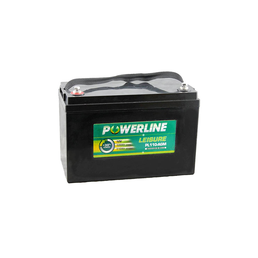Powerline PL110-AGM AGM Leisure and Marine Battery 100Ah
