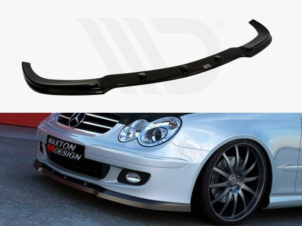 Maxton Design ME-CLK-209F-FD1T Front Splitter Mercedes CLK W209 | Duco Car Parts UK Car Parts