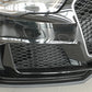 Rieger 00056828 Audi 8V RS3 Front Splitter -  Matte Black