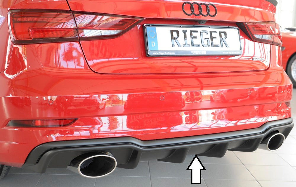 Rieger 00056827 Audi 8V Rear Diffuser (A3 & S3)
