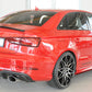 Rieger 00056827 Audi 8V Rear Diffuser for Sport Tailpipe Left & Right (A3 & S3) -  Matte Black