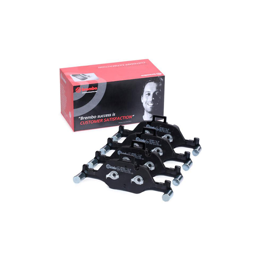 Brembo P 06 107 Brake Pad Set Prepared For Wear Indicator, With Counterweights