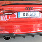 Rieger 00056827 Audi 8V Rear Diffuser for Sport Tailpipe Left & Right (A3 & S3) -  Matte Black