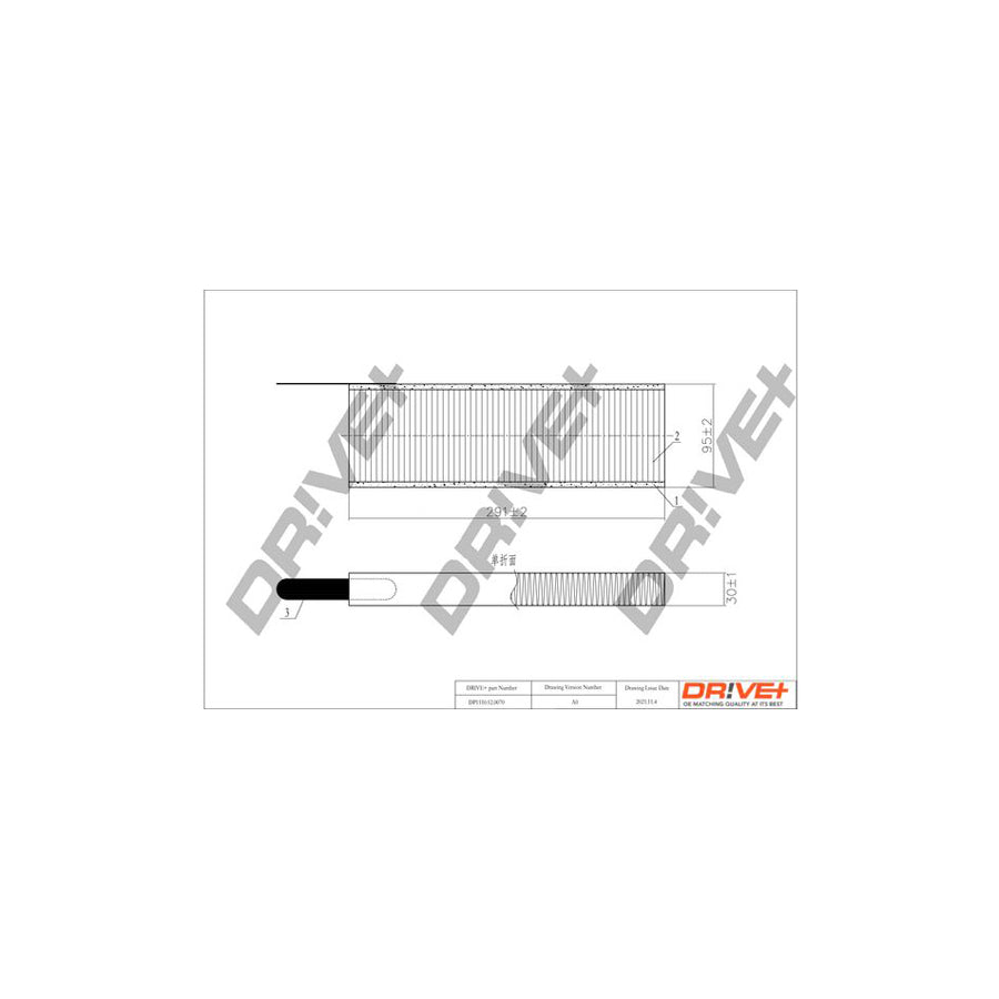 Dr!Ve+ Dp1110.12.0070 Pollen Filter | Duco Car Parts UK Car Parts