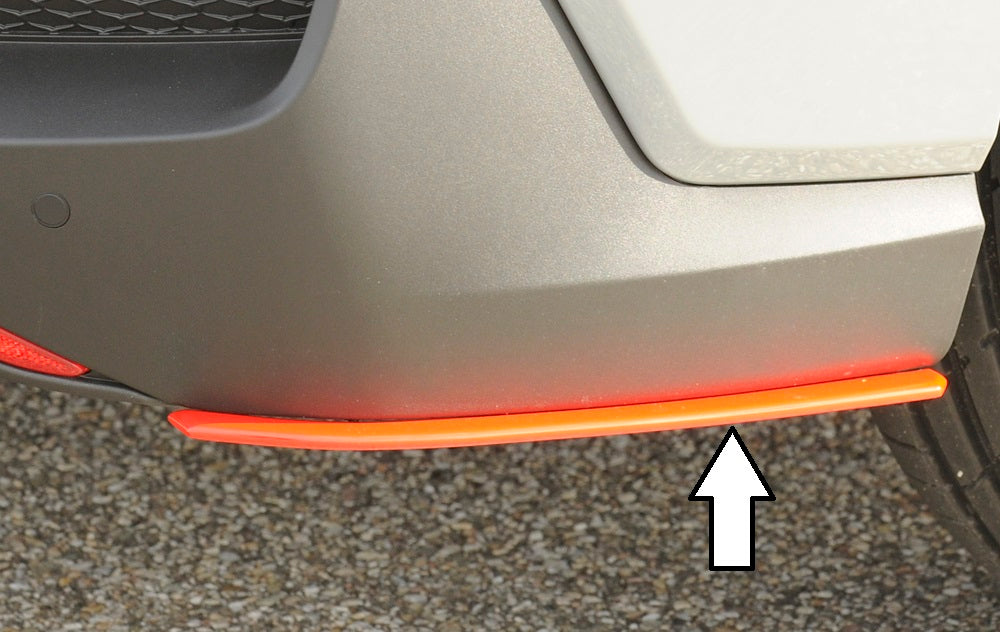 Rieger 00076008 Hyundai Right Rear Side Splitter (i30 N-Performance & i30 N)