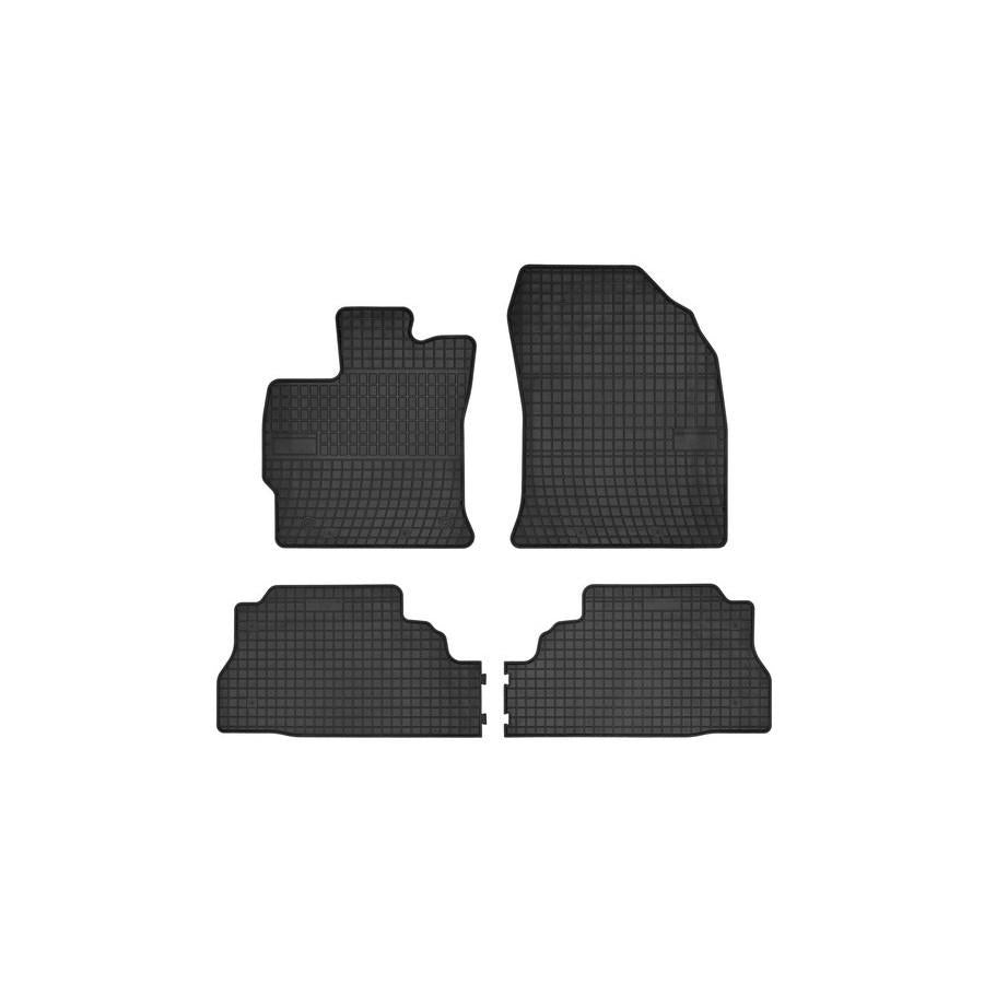 FROGUM Tailored 547990 Floor mat set for TOYOTA Prius Plus (XW40) Elastomer, Front and Rear, Quantity: 4, Black, (LHD)