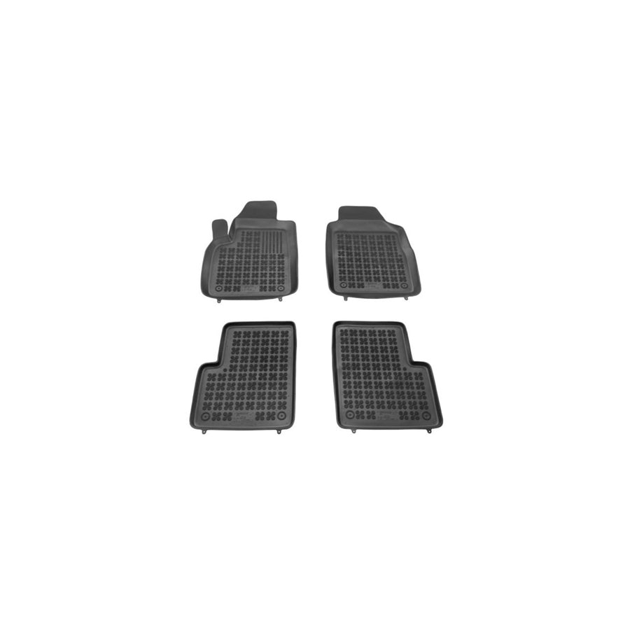 REZAW PLAST Tailored 201503 Floor mat set Elastomer, Front and Rear, Quantity: 3, Black