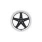 Forgestar F09177067P06 17x7 D5 Drag Standard 5x114.3 ET6 BS4.25 Gloss Black Machined Drag Racing Wheel