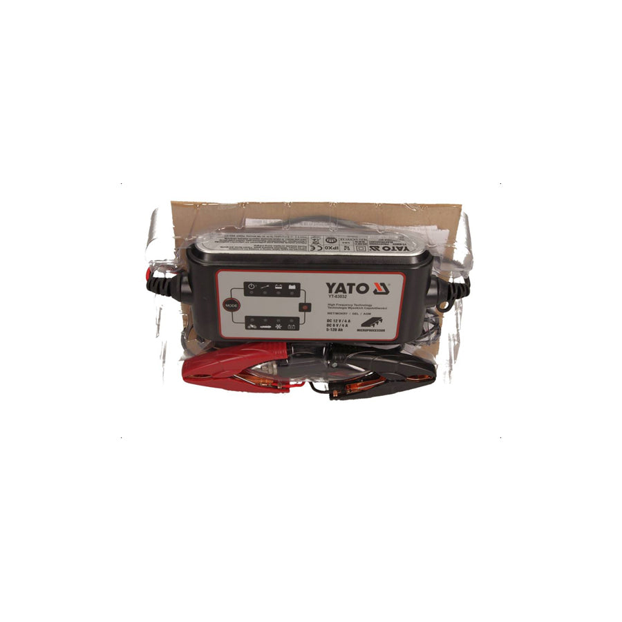 YATO YT-83032 Battery Charger portable, trickle charger, 4A, 12, 6V