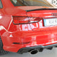 Rieger 00056827 Audi 8V Rear Diffuser for Sport Tailpipe Left & Right (A3 & S3) -  Matte Black