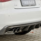 Rieger 00099143 Audi 8V A3 Rear Diffuser for Twin Tailpipe Left & Right - Carbon-Look