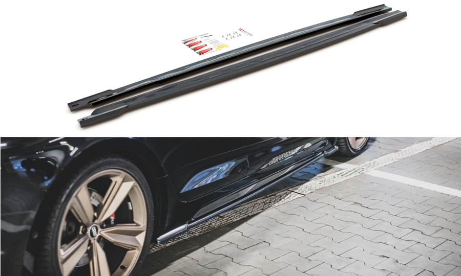 Maxton Design AU-RS5-2F-SB-SD1T Side Skirts Diffusers Audi RS5 F5 Sportback (Facelift) | Duco Car Parts UK Car Parts
