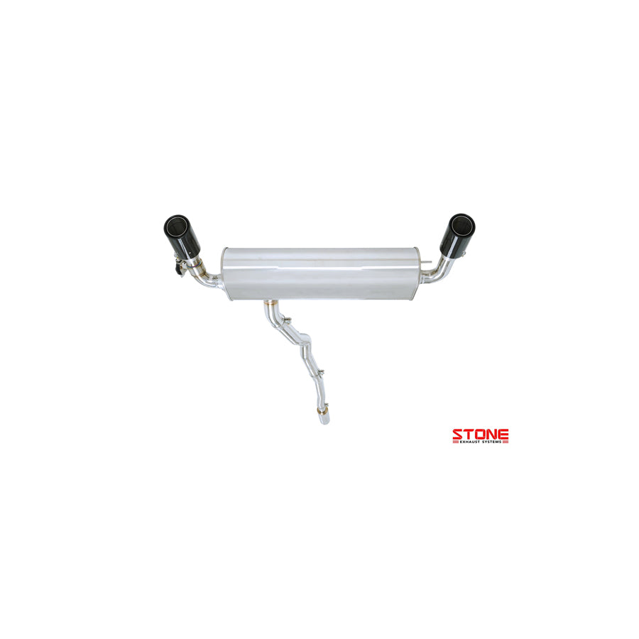 Stone Exhaust BMW B48E F40 F44 Cat-Back Valvetronic Exhaust System (M135ix & M235ix)