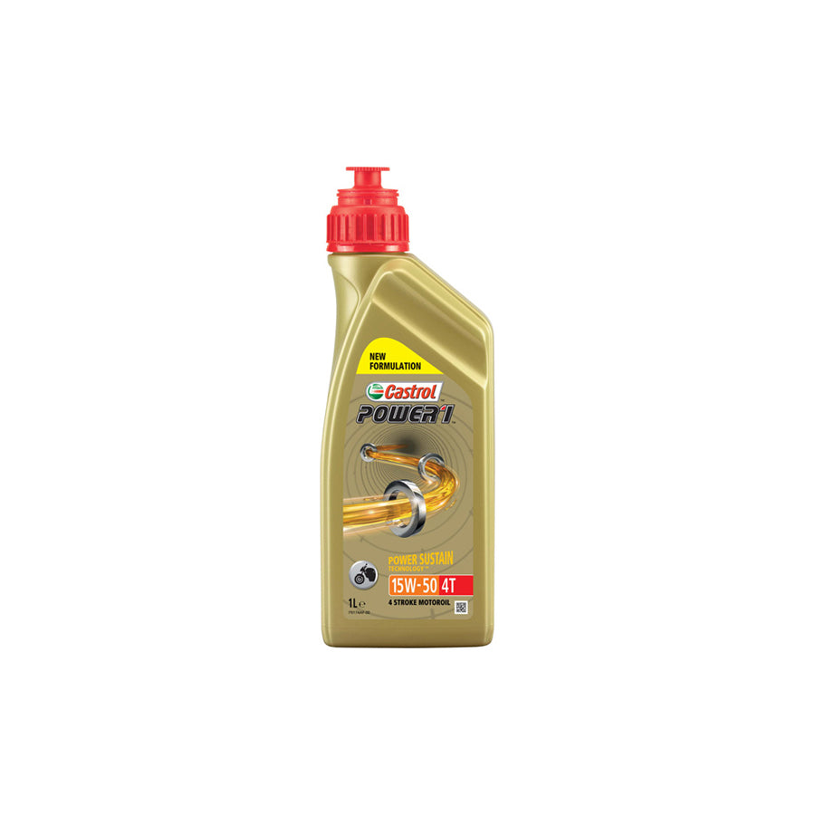 Castrol Power1 15W-50 4T Motorcycle 4 Stroke - 1Ltr