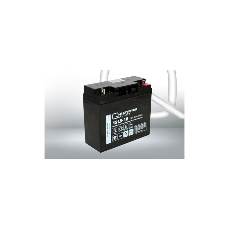 Q-Batteries 12LS18 12V 18Ah lead fleece battery / AGM VRLA with VdS