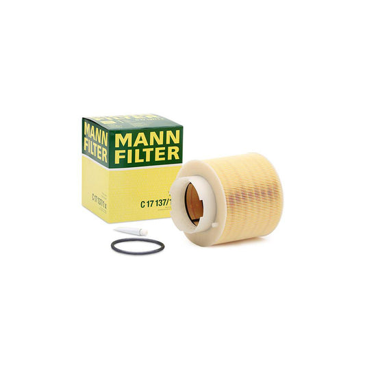 MANN-FILTER C 17 137/1 x Air Filter for AUDI A6 Filter Insert, with seal