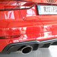 Rieger 00056827 Audi 8V Rear Diffuser for Sport Tailpipe Left & Right (A3 & S3) -  Matte Black