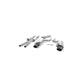 MillTek Audi B7 RS4 Valved & Non-Resonated Cat-Back Exhaust