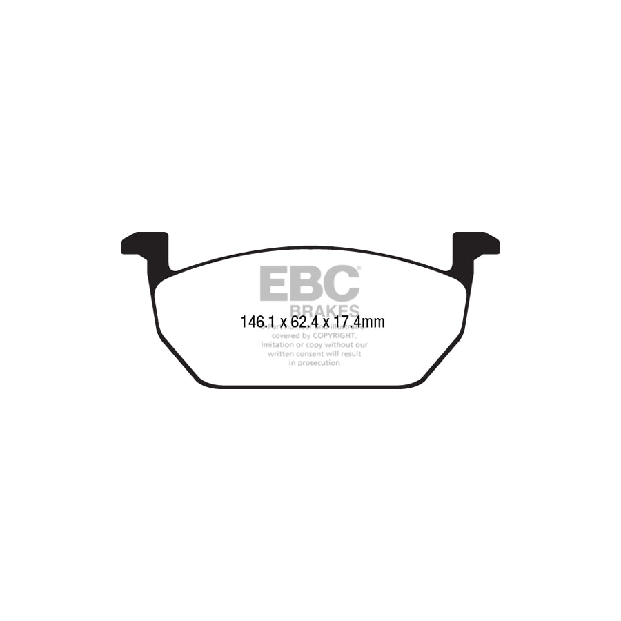 EBC PLK2000 Seat Leon (5F) Yellowstuff Pads and Brake Line Performance Pack - TRW Caliper 2 | Duco Car Parts UK Car Parts