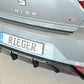 Rieger 00088168 SEAT KJ Rear Diffuser for Sport Tailpipe Left (Ibiza FR & Ibiza) - Glossy Black