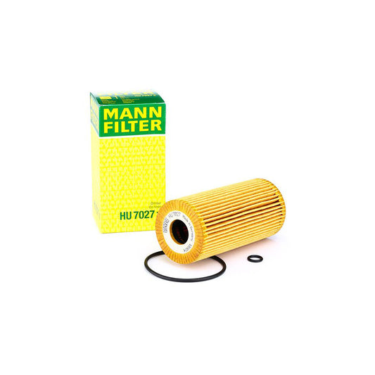 MANN-FILTER HU 7027 z Oil Filter with seal, Filter Insert