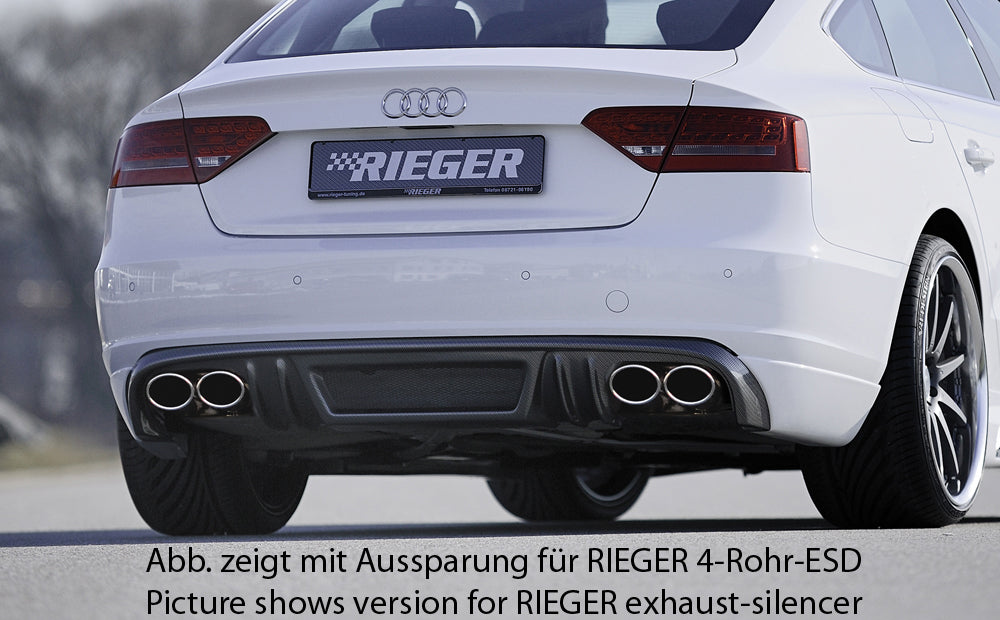Rieger 00099882 Audi B8 B81 A5 Rear Diffuser