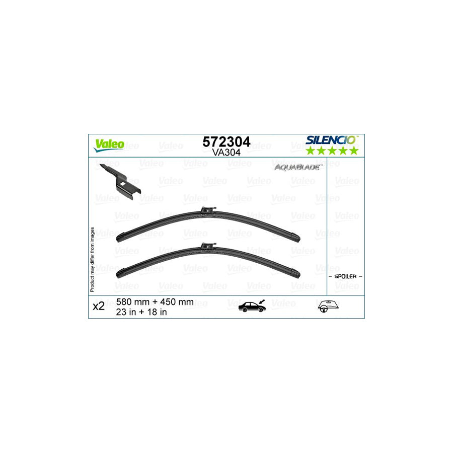 Valeo 572304 Wiper Blade For Alpine A110 Ii | Duco Car Parts UK Car Parts