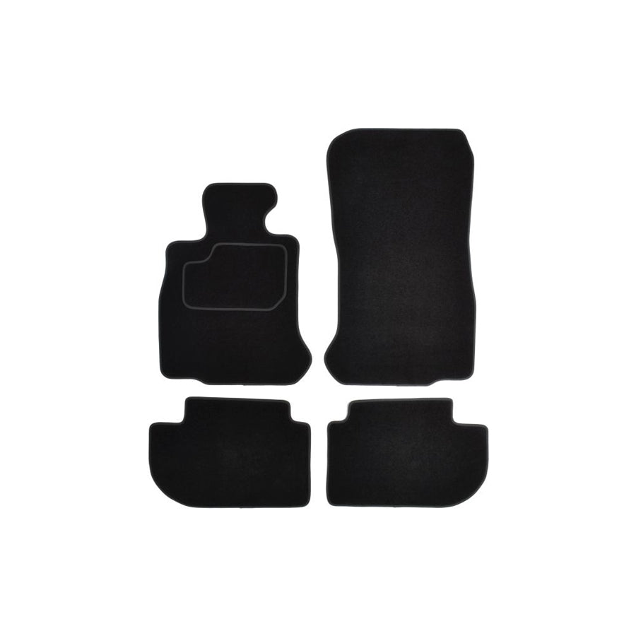 MAMMOOTH A041 BM215 PRM 01 Floor mat set for BMW 6 Series Textile, Front and Rear, Quantity: 4, Black