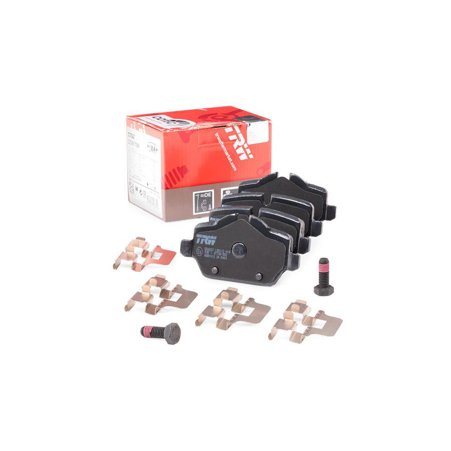 TRW Cotec Gdb1612 Brake Pad Set Prepared For Wear Indicator With Brake Caliper Screws With Accessories