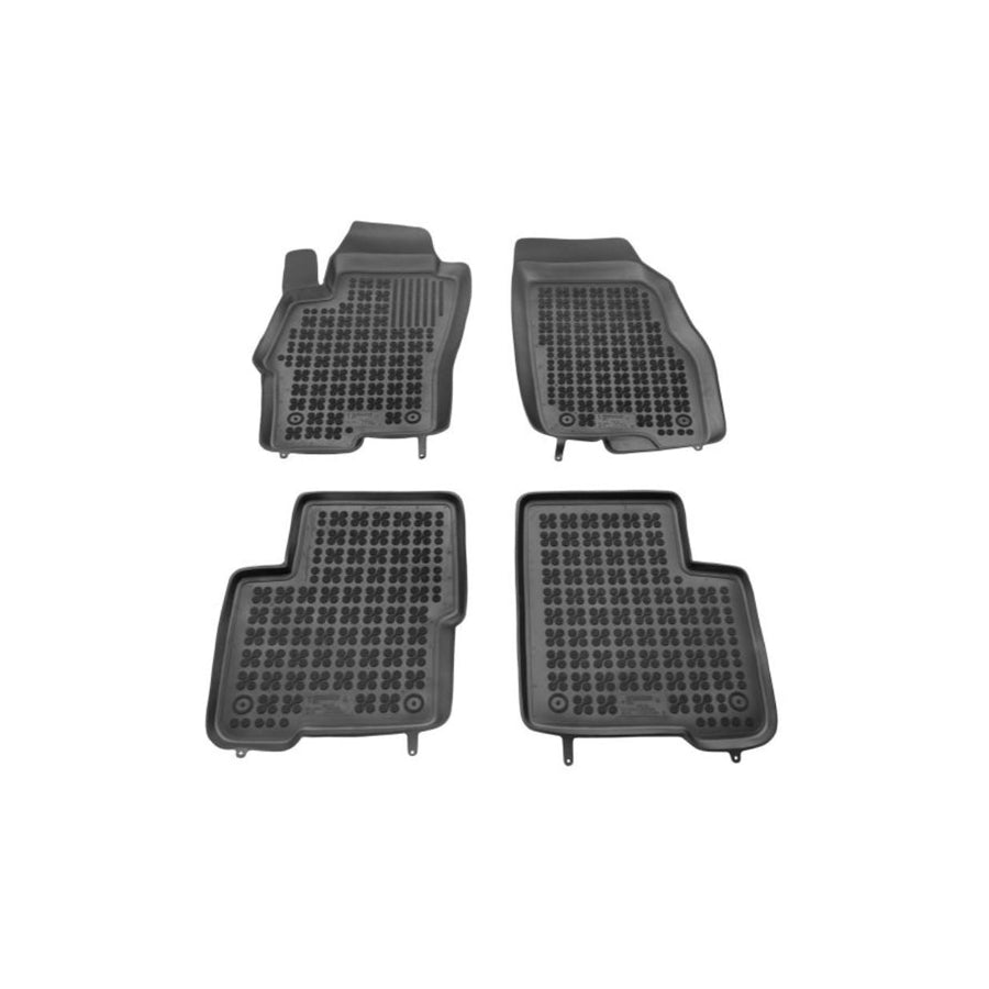 REZAW PLAST 201507 Floor mat set for FIAT Linea (323, 110) Elastomer, Front and Rear, Black