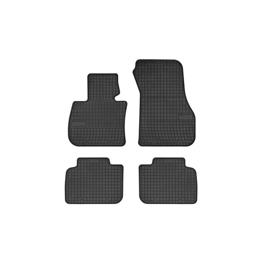 FROGUM Tailored 547914 Floor mat set Elastomer, Front and Rear, Quantity: 4, Black, (LHD)