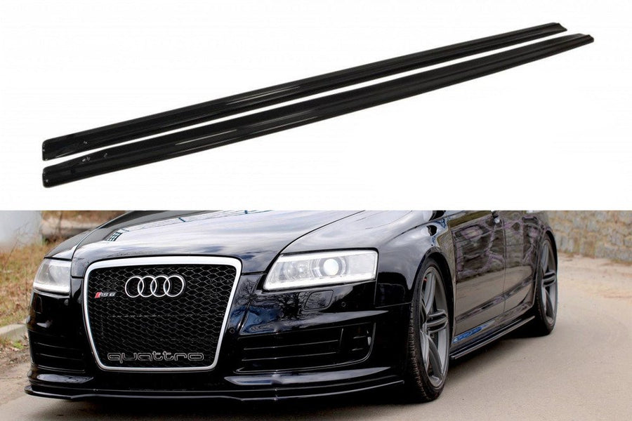 Maxton Design AU-RS6-C6-SD1T Side Skirts Diffusers Audi RS6 C6 | Duco Car Parts UK Car Parts