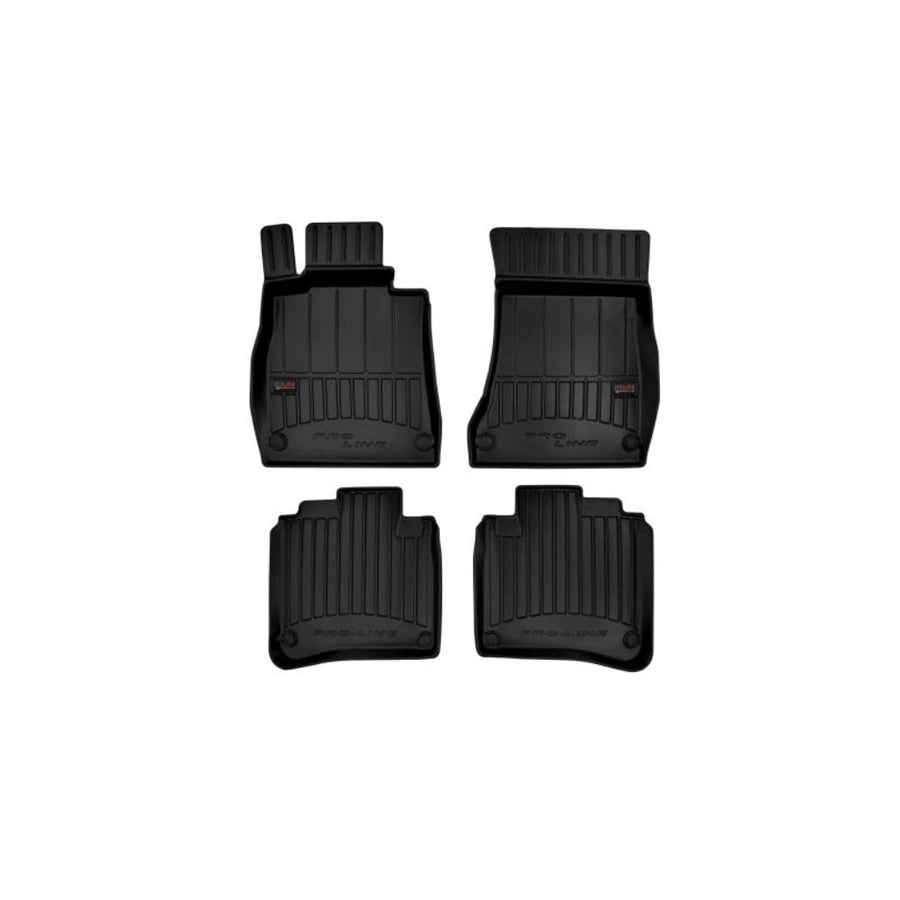FROGUM Tailored 3D409071 Floor mat set suitable for MERCEDES-BENZ S-Class Saloon (W222, V222, X222) Elastomer, Front and Rear, Quantity: 4, Black, (LHD)
