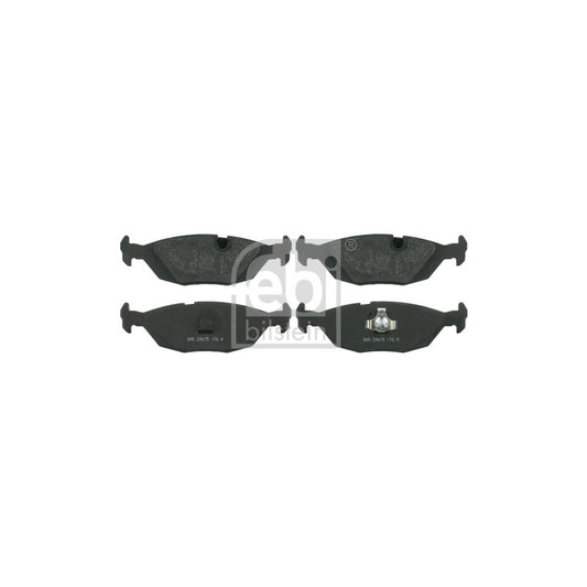 Febi Bilstein 16141 Brake Pad Set Rear Axle Prepared For Wear Indicator