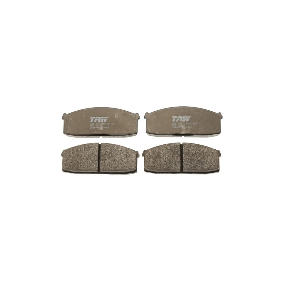 TRW Gdb197 Brake Pad Set Not Prepared For Wear Indicator