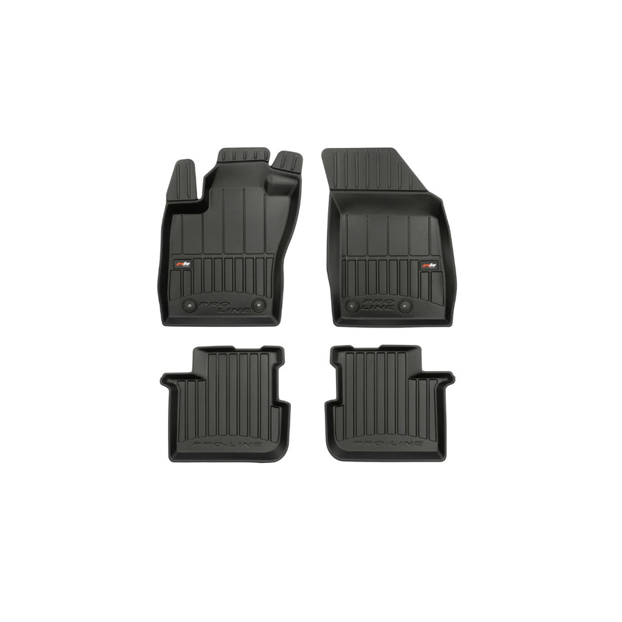 FROGUM Tailored, ProLine 3D425316 Floor mat set for FIAT Tipo Hatchback (356) Elastomer, Front and Rear, Quantity: 4, Black, (LHD)