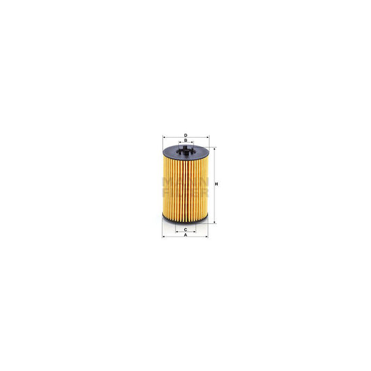 MANN-FILTER HU 7020 z Oil Filter with seal, Filter Insert