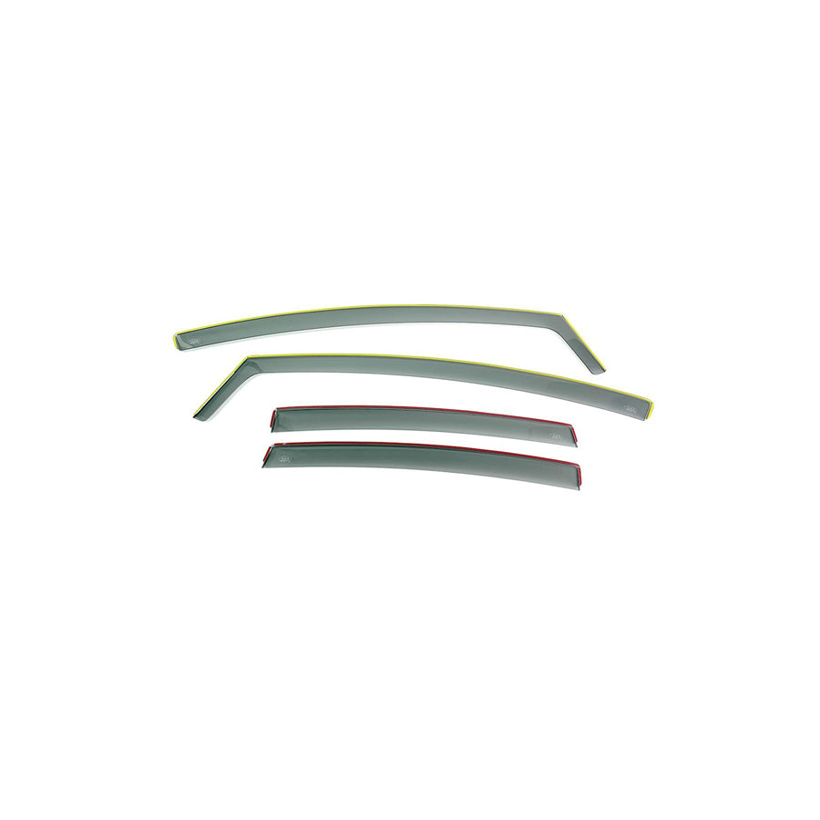 DGA 11523FR Wind deflectors for KIA CEE'D Arrow direction, Front, inner, Rear