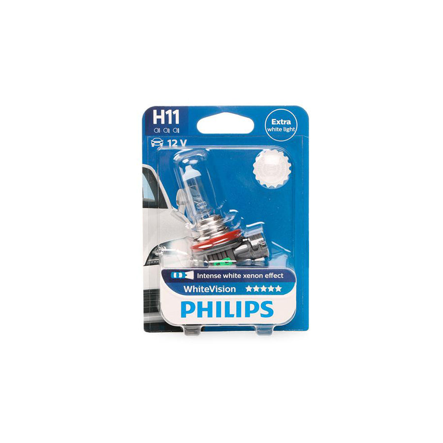 PHILIPS 12362WHVB1 Bulb, spotlight H11 12V 55W PGJ19-2 3700K Halogen