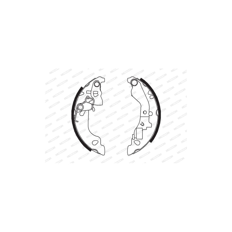 FERODO PREMIER FSB602 Brake Shoe Set for FIAT Punto II Hatchback 188