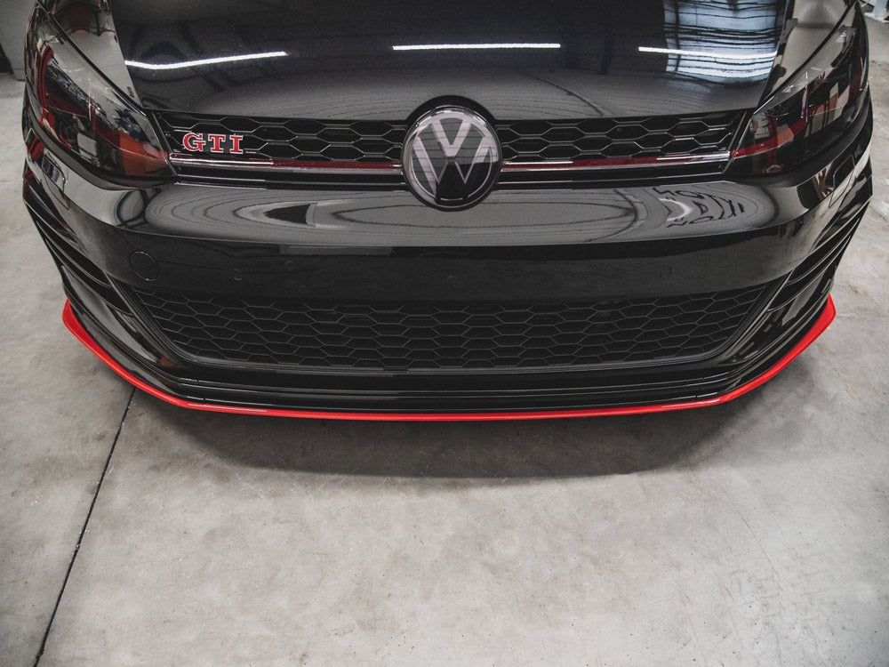 Maxton Design VW-GO-7F-GTI-TCR-FD1RED Front Splitter VW Golf MK7.5 GTI Tcr | Duco Car Parts UK Car Parts