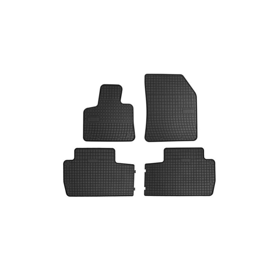FROGUM Tailored 401624 Floor mat set for PEUGEOT 5008 II Elastomer, Front and Rear, Quantity: 4, Black, (LHD)