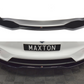 Maxton Design TE-MODELX-FD2T Front Splitter V.2 Tesla Model X | Duco Car Parts UK Car Parts