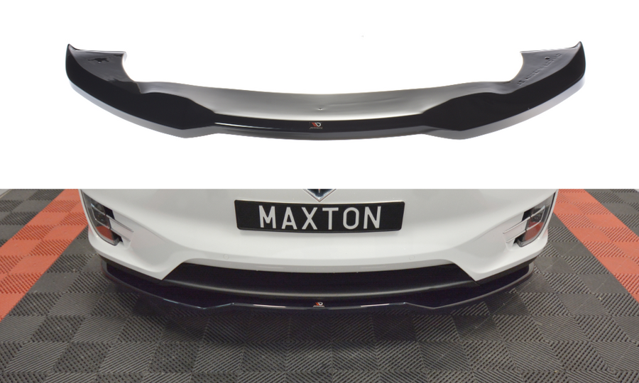Maxton Design TE-MODELX-FD2T Front Splitter V.2 Tesla Model X | Duco Car Parts UK Car Parts