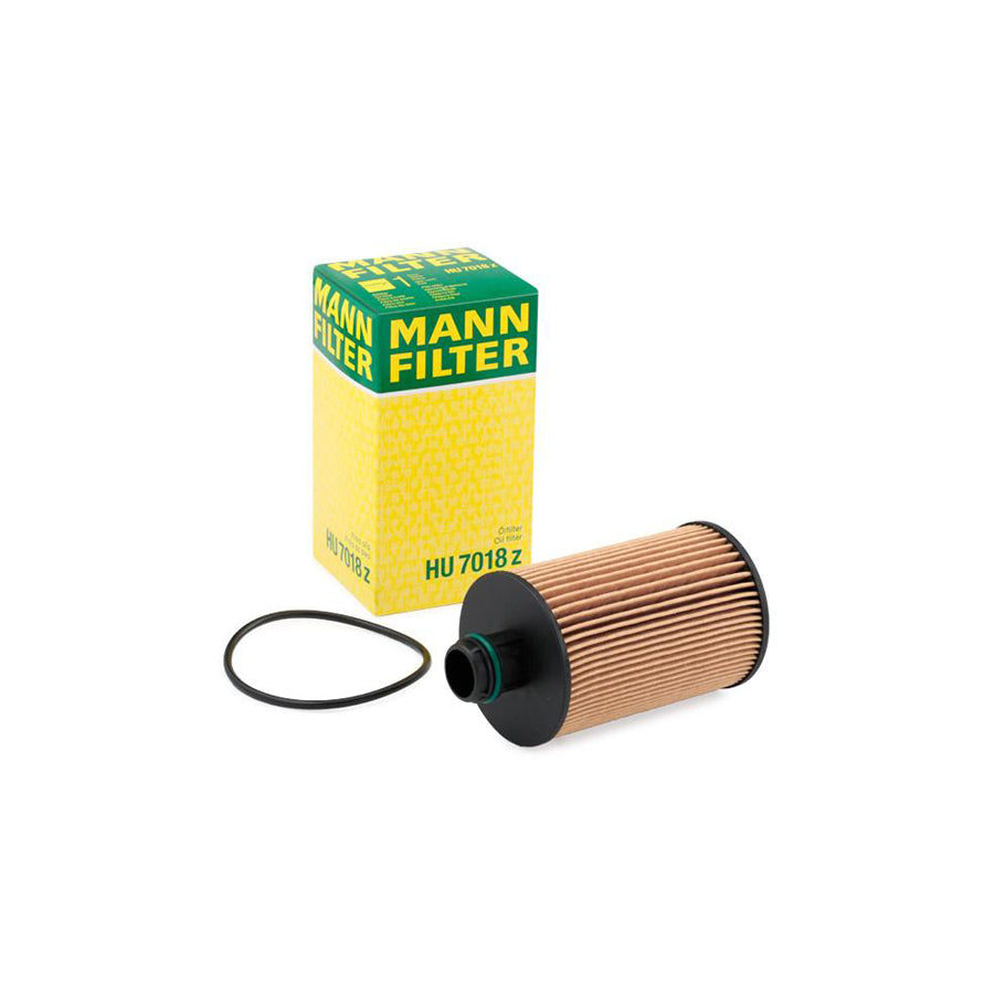 MANN-FILTER HU 7018 z Oil Filter with seal, Filter Insert