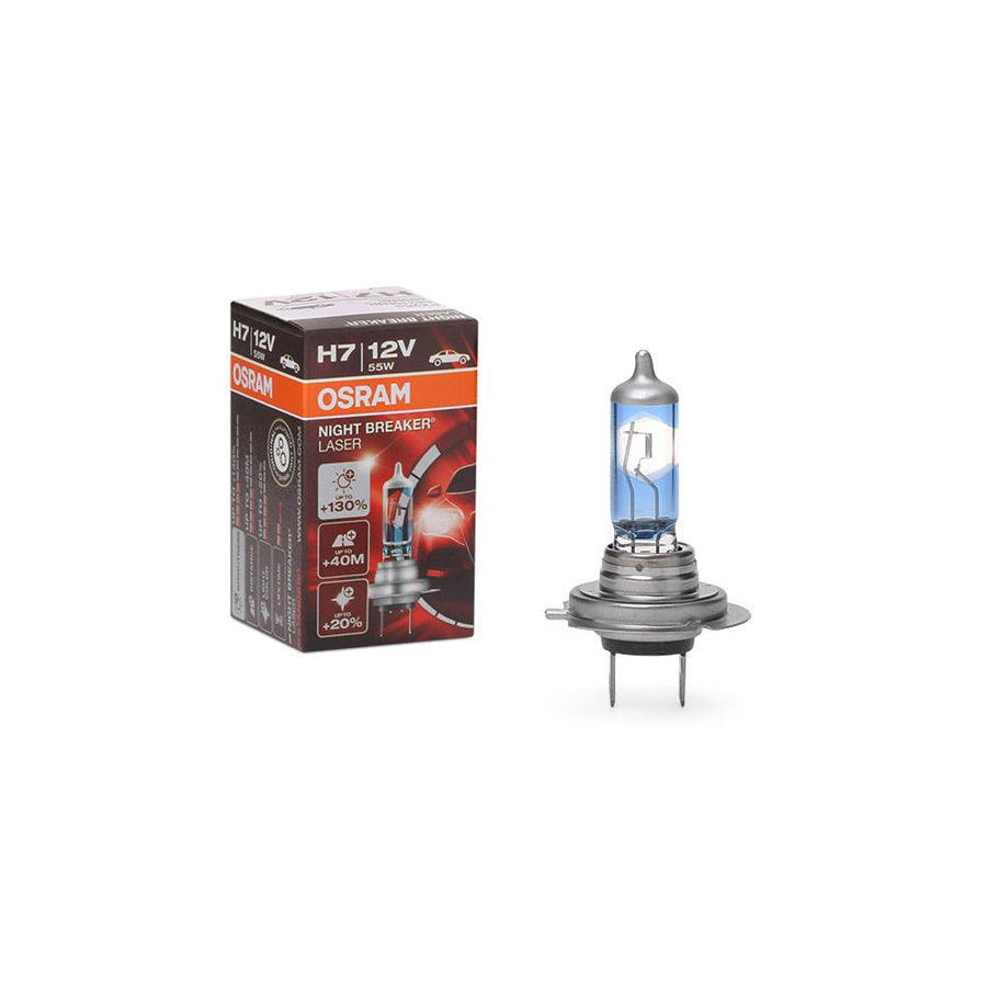 OSRAM NIGHT BREAKER??LASER 64210NBL Bulb, spotlight H7 12V 55W PX26d 4200K Halogen