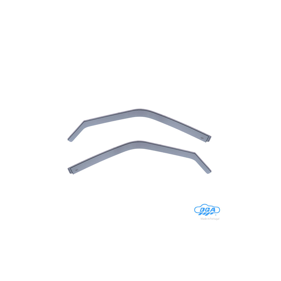DGA 06008 Wind deflectors for CITRO?N Saxo Hatchback Arrow direction, Front, inner